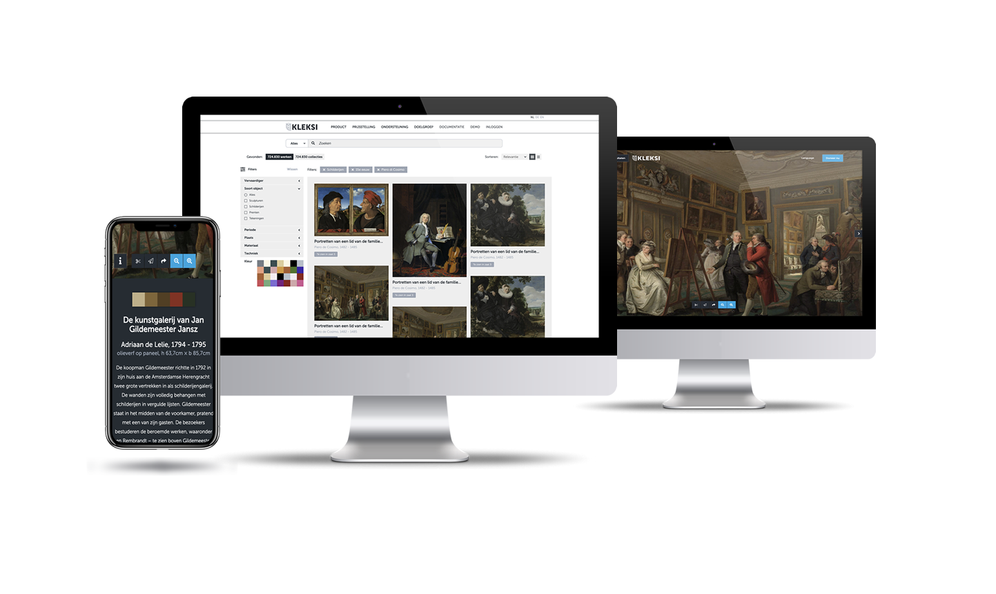 Beheer je collectie via desktop, laptop, tablet of smartphone