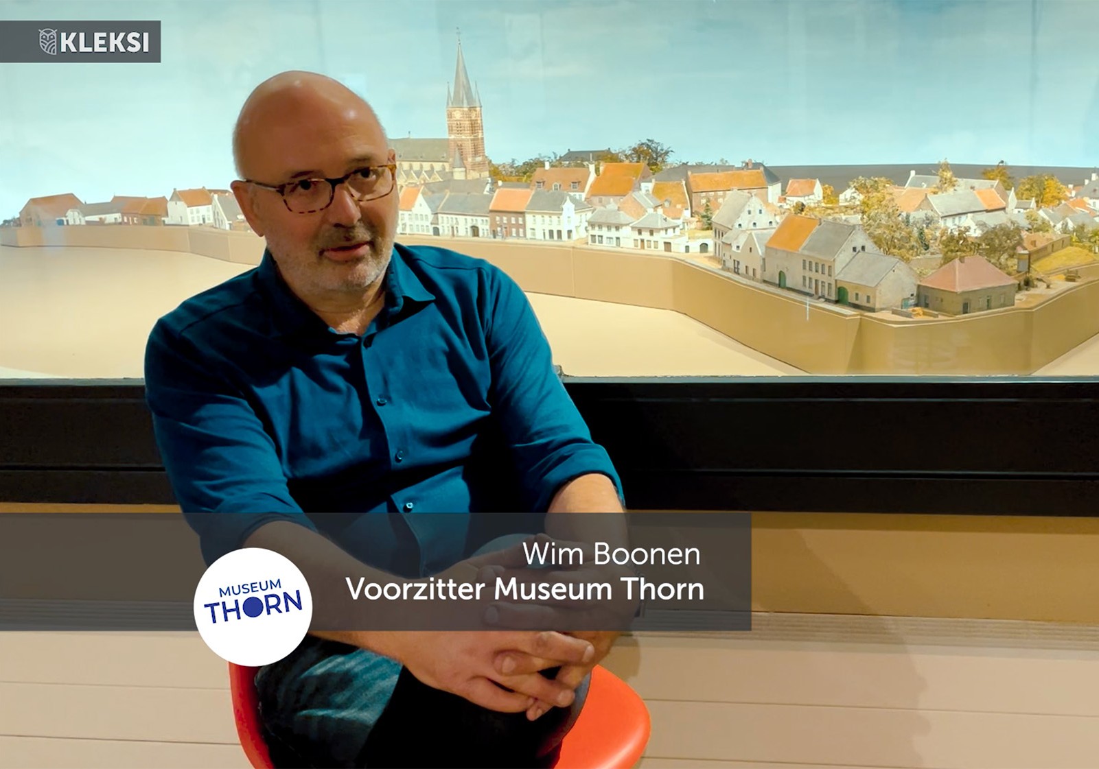  Wim Boonen, voorzitter Museum Thorn verteld waarom het museum voor KLEKSI heeft gekozen