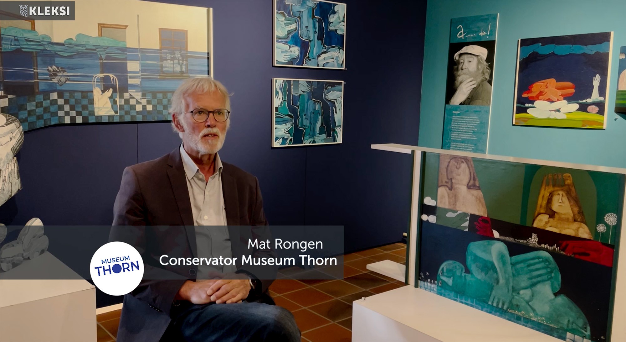 Mat Rongen, conservator Museum Thorn werkt met collectie registratiesysteem KLEKSI en verteld over zijn ervaring