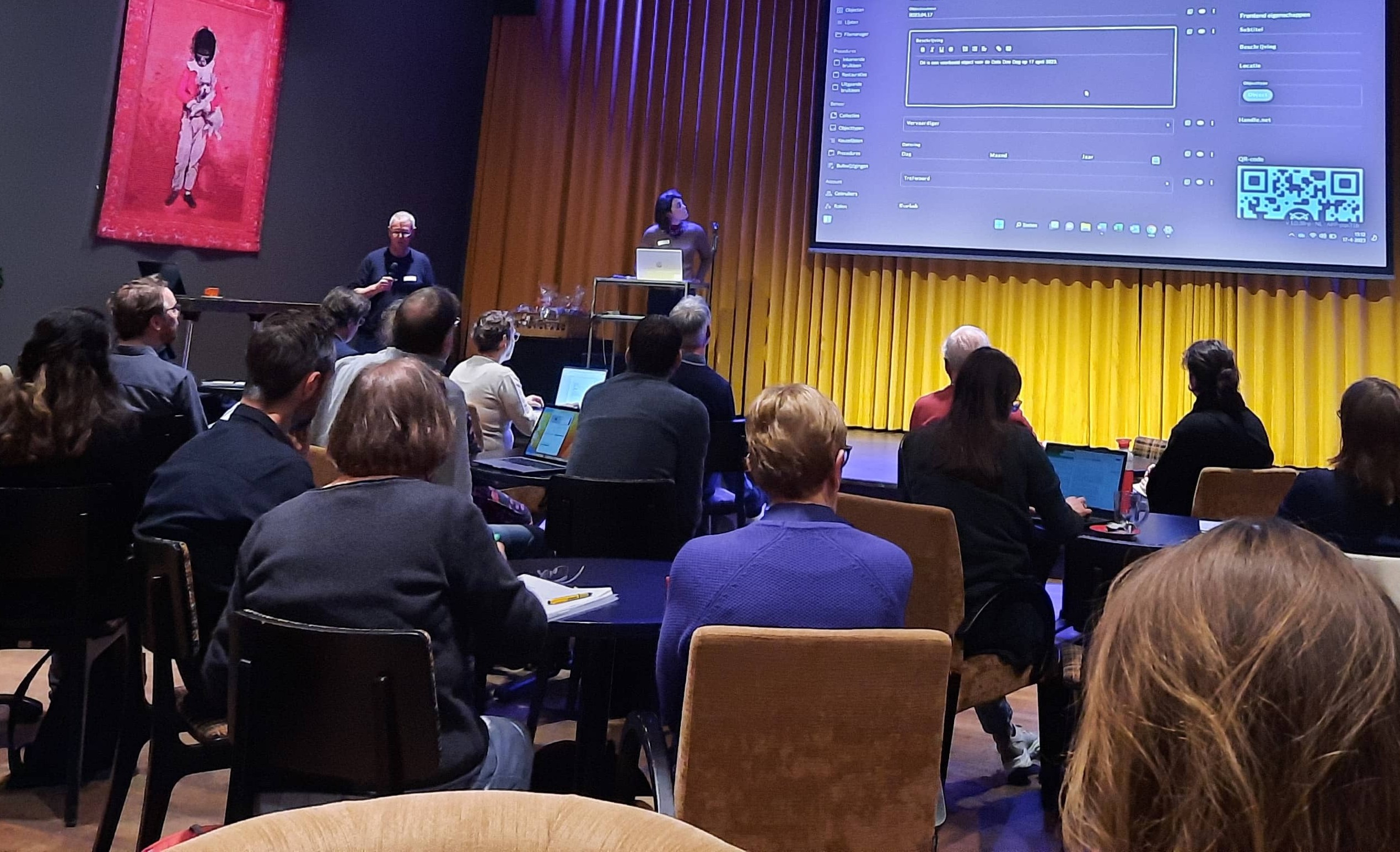 KLEKSI presented at the NDE 'DataActivityDay' by Susanne Groendendijk of the Eindhoven Museum
