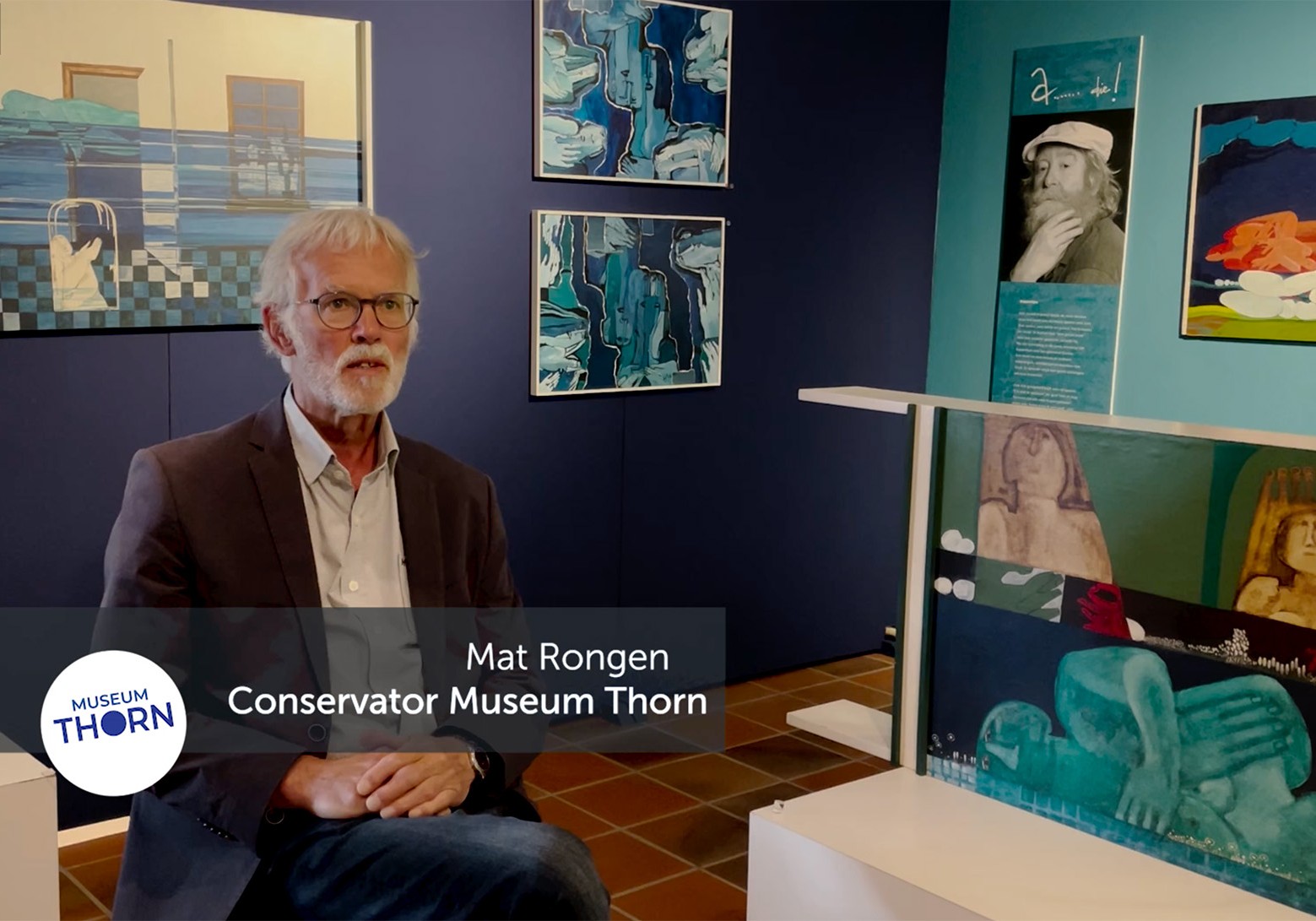 Mat Rongen, conservator Museum Thorn werkt met collectie registratiesysteem KLEKSI en verteld over zijn ervaring