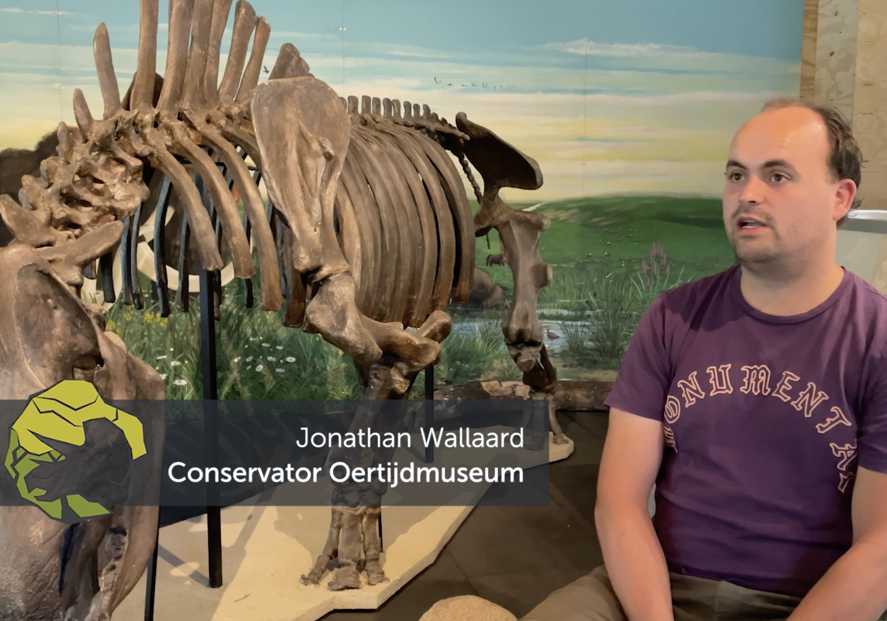 Jonathan Wallaard, conservator Oertijdmuseum verteld over hun ervaring met KLEKSI en hoe de overdracht van hun data is gegaan