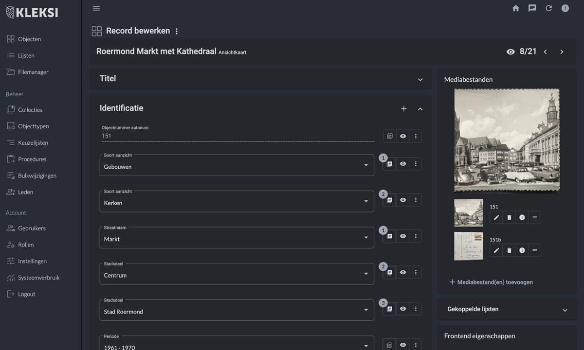 Optimize your collection with KLEKSI